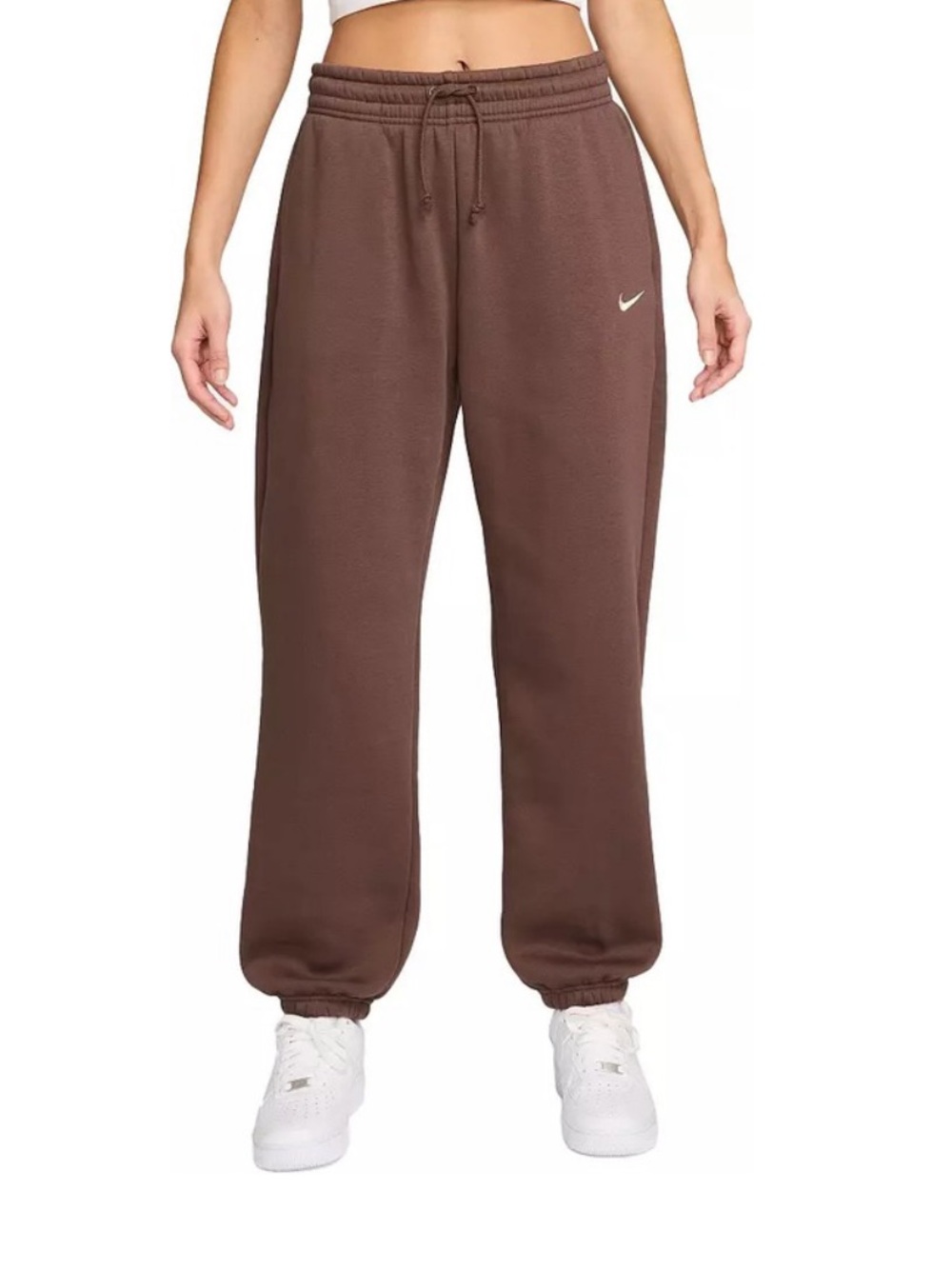 Nike Women’s Oversized Fit High Rise Sweatpants - Brown - Size Small NWT